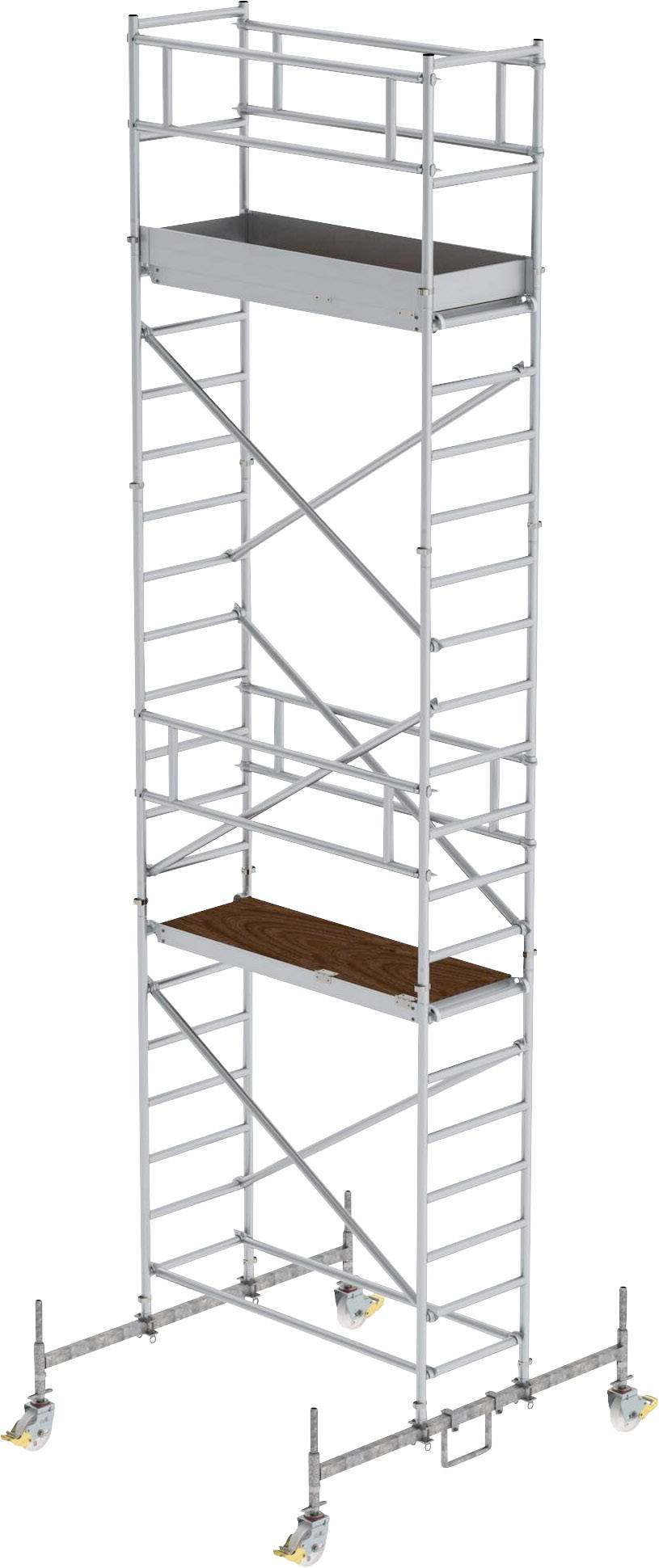 Thumbnail - MUNK Günzburger Steigtechnik 154545 Rollgerüst Montage ohne Werkzeug Arbeitshöhe (max.): 7.5 m