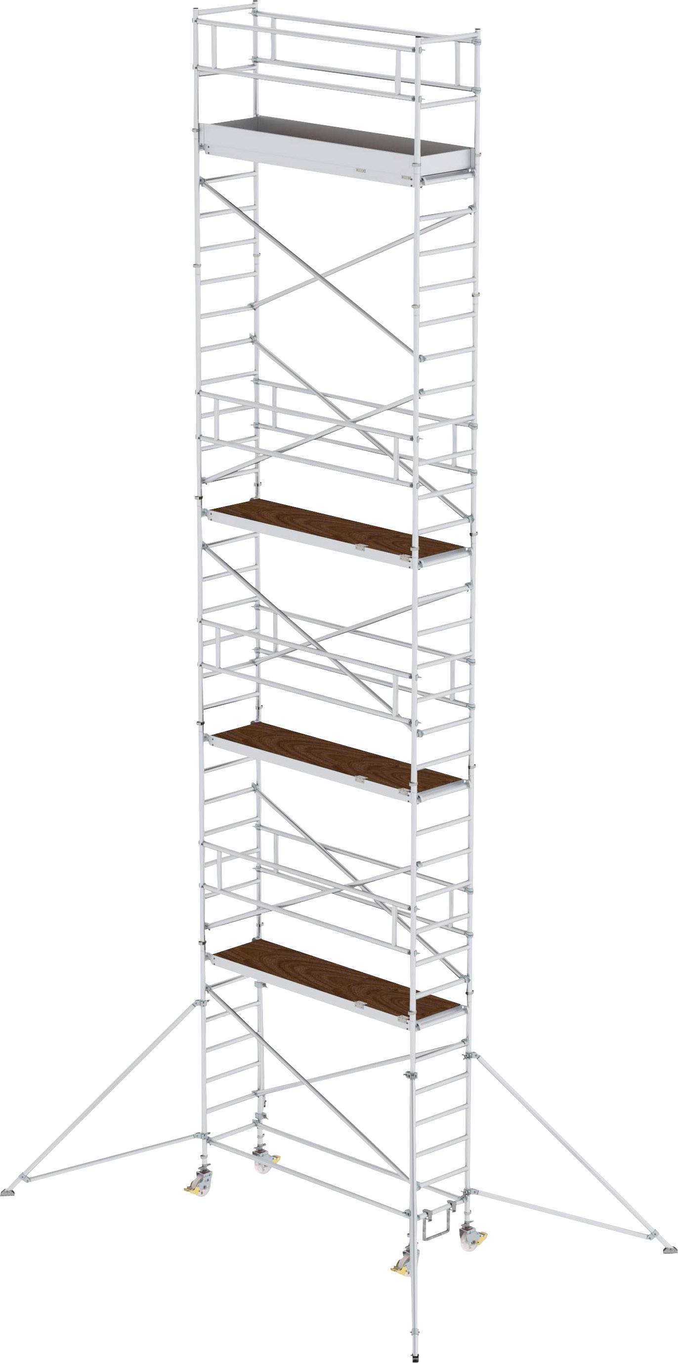 Thumbnail - MUNK Günzburger Steigtechnik 155946 Rollgerüst Montage ohne Werkzeug Arbeitshöhe (max.): 11.4 m