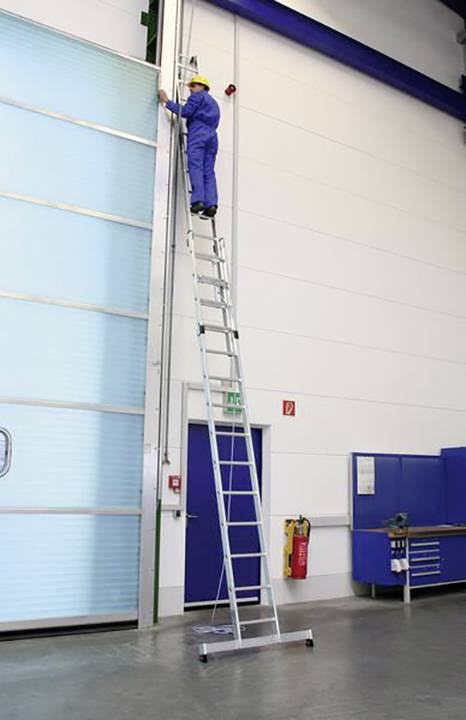 MUNK Günzburger Steigtechnik 21314 Aluminium Seilzugleiter Montage mit Werkzeug Arbeitshöhe (max.): 8.3 m 23.8 kg