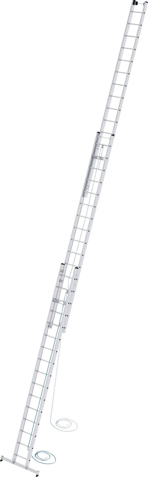 MUNK Günzburger Steigtechnik 22416 Aluminium Seilzugleiter Montage mit Werkzeug Arbeitshöhe (max.): 11.9 m