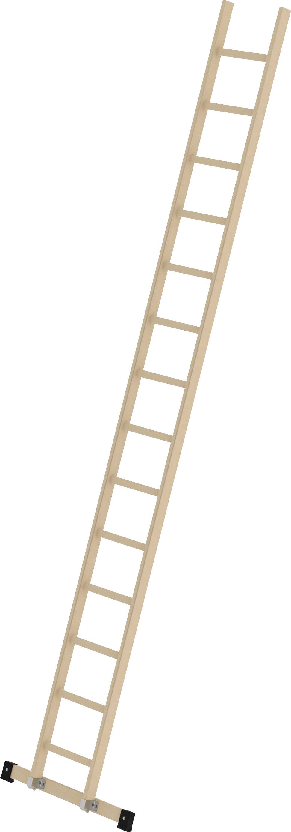 MUNK Günzburger Steigtechnik 33116 Holz Anlegeleiter Montage mit Werkzeug Arbeitshöhe (max.): 5.3 m 10 kg