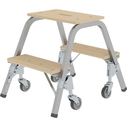 MUNK Günzburger Steigtechnik 39022 Doppel-Stufentritt Montage mit Werkzeug Arbeitshöhe (max.): 2.4 m