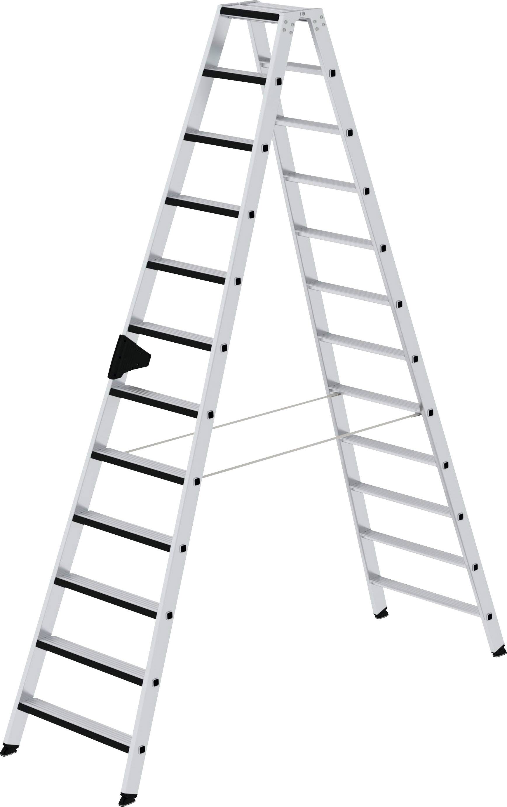 MUNK Günzburger Steigtechnik 42224 Stufen-Stehleiter Arbeitshöhe (max.): 4.5 m