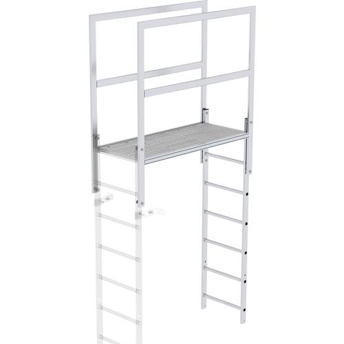 MUNK Günzburger Steigtechnik 62184 Aluminium Überstieg Montage mit Werkzeug