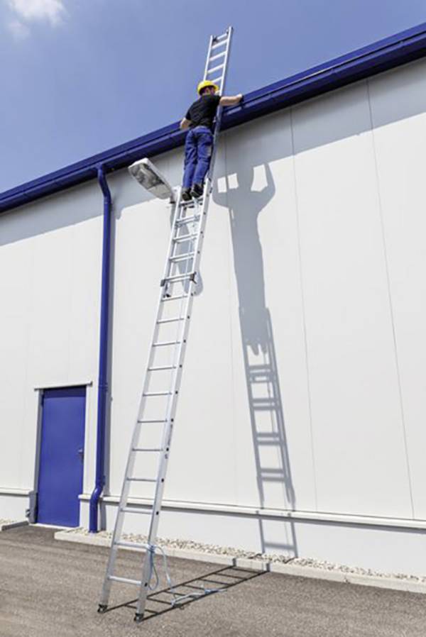 MUNK Günzburger Steigtechnik 21214 Aluminium Seilzugleiter Arbeitshöhe (max.): 8.3 m