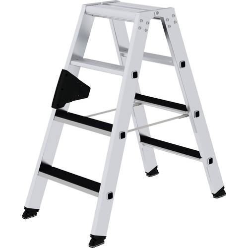Stufen-Stehleiter CLIP-STEP beidseitig begehbar geriffelt 2 x 4 Stufen. MUNK 11121649