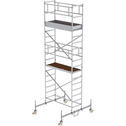 MUNK Günzburger Steigtechnik 154445 Rollgerüst Montage ohne Werkzeug Arbeitshöhe (max.): 6.5 m