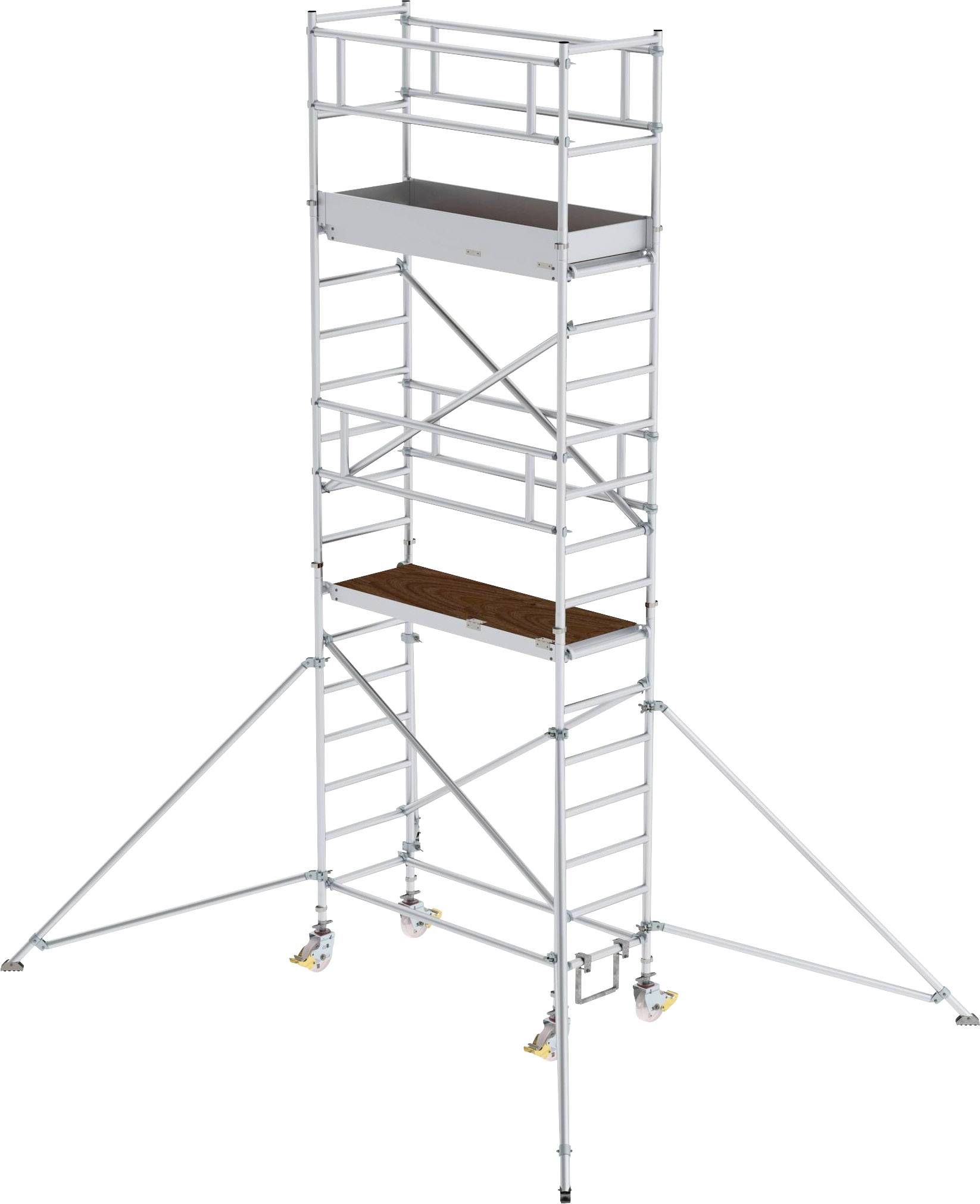 Thumbnail - MUNK Günzburger Steigtechnik 154446 Rollgerüst Montage ohne Werkzeug Arbeitshöhe (max.): 6.4 m