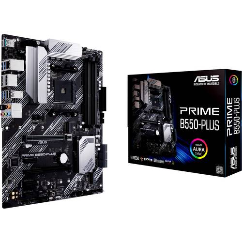 Thumbnail - Asus PRIME B550-PLUS Mainboard Sockel (PC) AMD® AM4 Formfaktor (Details) ATX Mainboard-Chipsatz AMD® B550