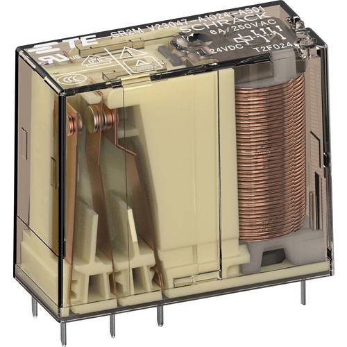 TE Connectivity V23047A1024A511 Industrierelais Nennspannung: 24 V/DC 1 Schließer, 1 Öffner 1 St.