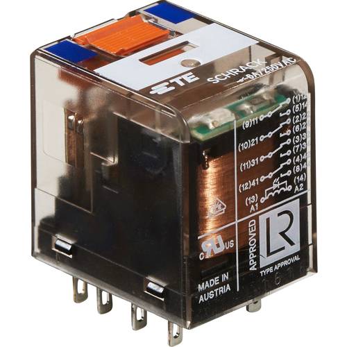 TE Connectivity PT570L24 Industrierelais Nennspannung: 24 V/DC 4 Wechsler 1 St.