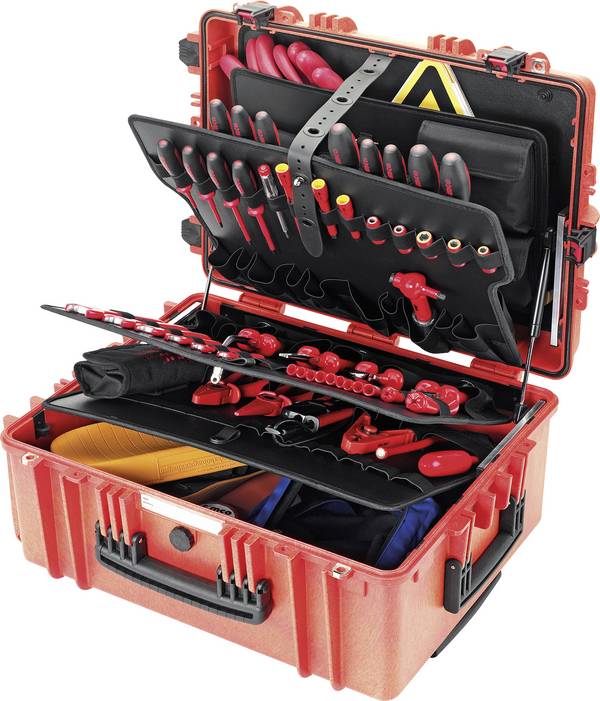 Cimco  176836  Werkzeugkoffer bestückt 18teilig (B x H x T) 630 x 300 x 490 mm