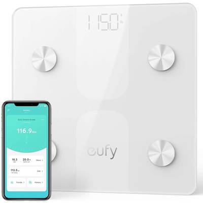 eufy Smart Scale C1 Körperanalysewaage Wägebereich (max.)=150 kg Weiß 