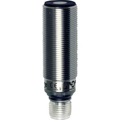 Zylindrischer Metall-Sensor, CE- und Zulassungskennzeichnungen, geeignet für industrielle Automatisierung.