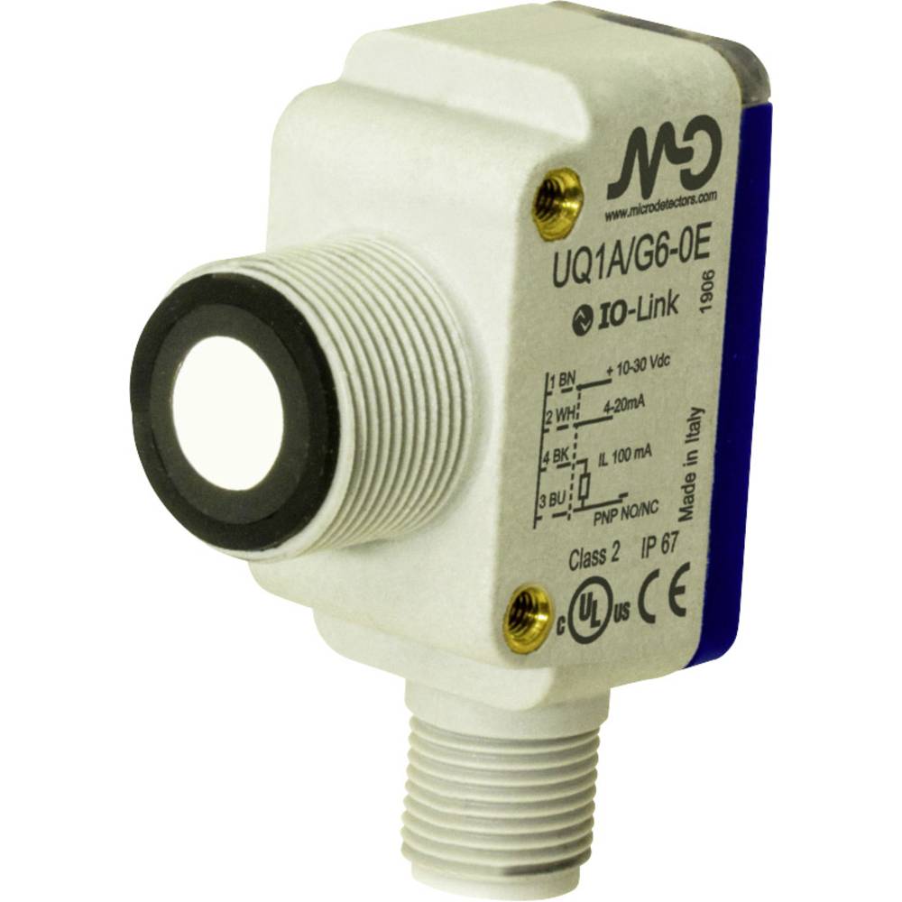 MD Micro Detectors Ultrasone sensor UQ1C/G6-0E UQ1C/G6-0E 10 - 30 V/DC 1 stuk(s)