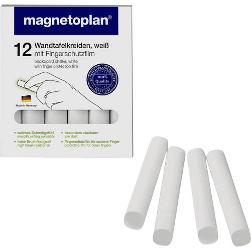 magnetoplan Tafelkreide 12307 Weiß 12 St.