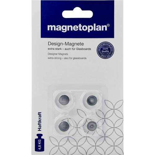 magnetoplan Magnet Acryl (Ø) 20 mm Transparent 4 St. 1681020