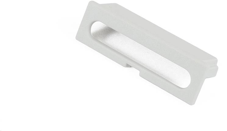 Hammond Electronics Hutschienen-Gehäuse Deckel 35 x 10 x 10 Polycarbonat Lichtgrau 1 St.