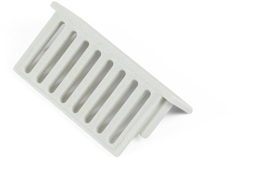 Hammond Electronics Hutschienen-Gehäuse Deckel 35 x 10 x 16 Polycarbonat Lichtgrau 1 St.