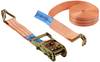 TOOLCRAFT Zweiteiliger Spanngurt Zugkraft LC Niederzurren (einzeln/direkt)=1000 daN (L x B) 6000 mm x 38 mm Ratsche