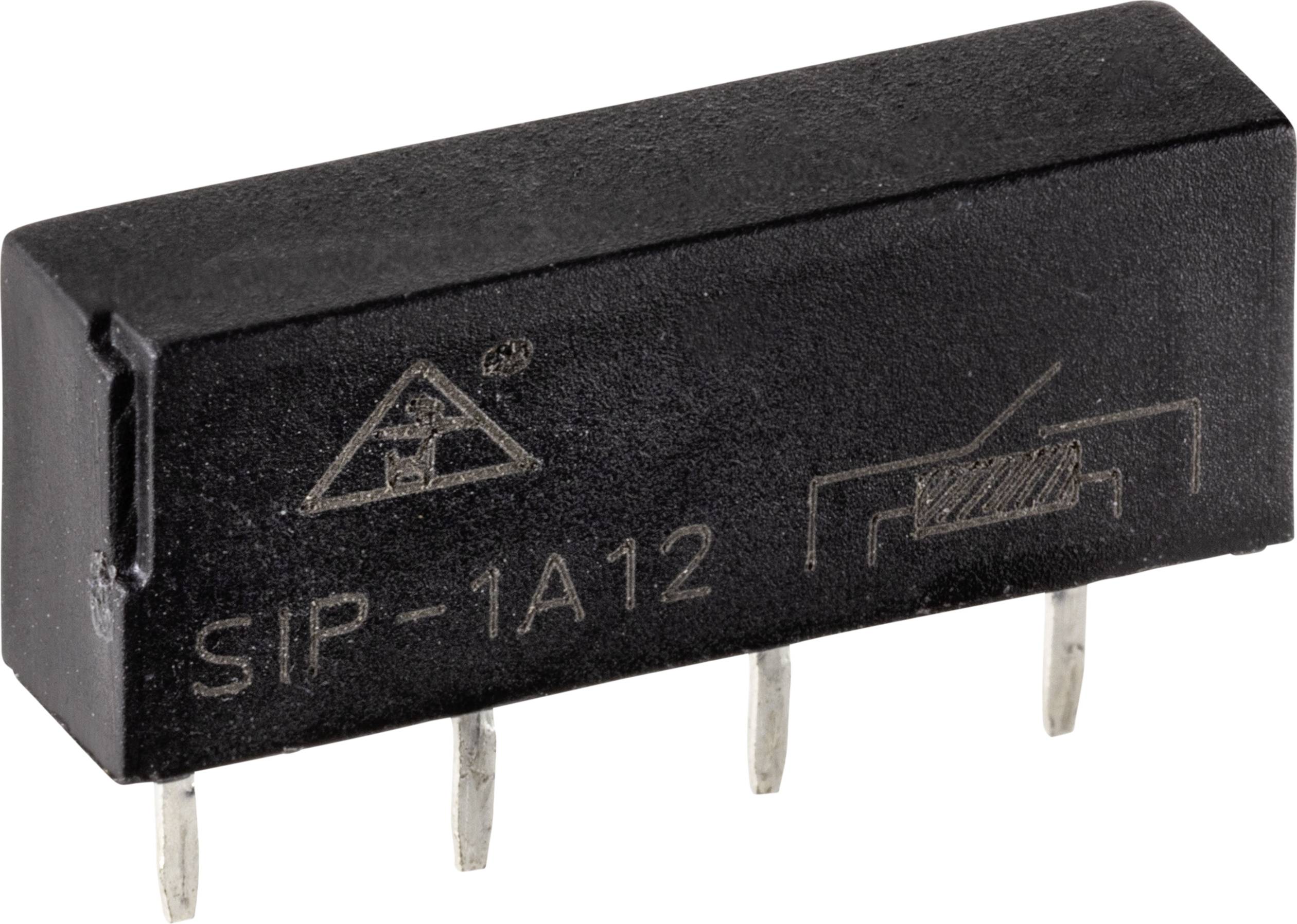 TRU COMPONENTS SIP1A12 Reed-Relais 1 Schließer 12 V/DC 0.5 A 10 W SIP-4