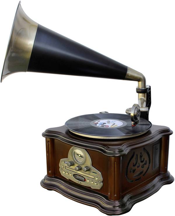 Soundmaster Grammophon-Nostalgieradio NR917 Holzf