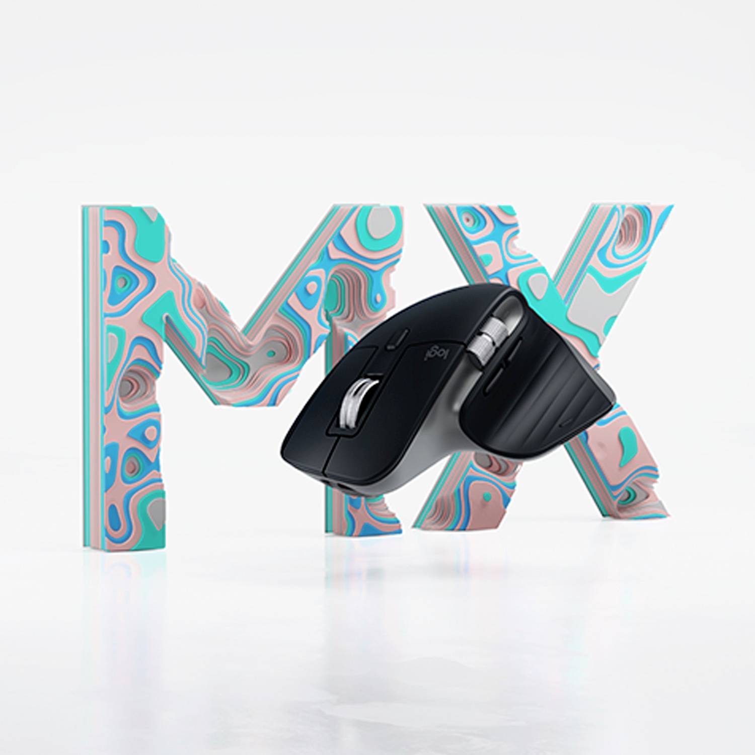 Logitech MX Master 3 Mac Version Ergonomische Maus Bluetooth®, Funk Optisch Graphit 7 Tasten 4000 dpi Ergonomisch, Wiede-11