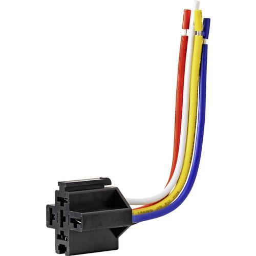 TRU COMPONENTS JD1912-40A Kfz-Relaissockel (L x B x H) 26.5 x 32.4 x 27.8 mm 1 St.