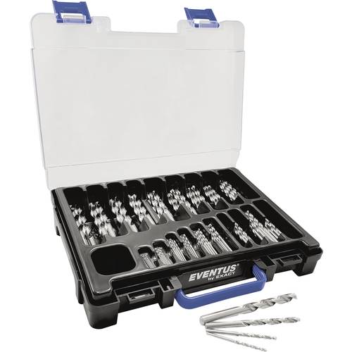 Exact 32286 Metall-Spiralbohrer-Set 120teilig 1 mm, 1.5 mm, 2 mm, 2.5 mm, 3 mm, 3.5 mm, 4 mm, 4.5 mm, 5 mm, 5.5 mm, 6 mm...