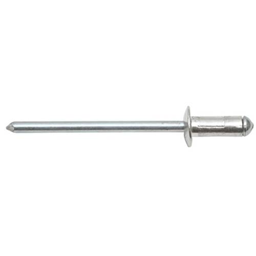 SWG 915406425 Flachrundniete (Ø x L) 4 mm x 10 mm Aluminium 100 St.