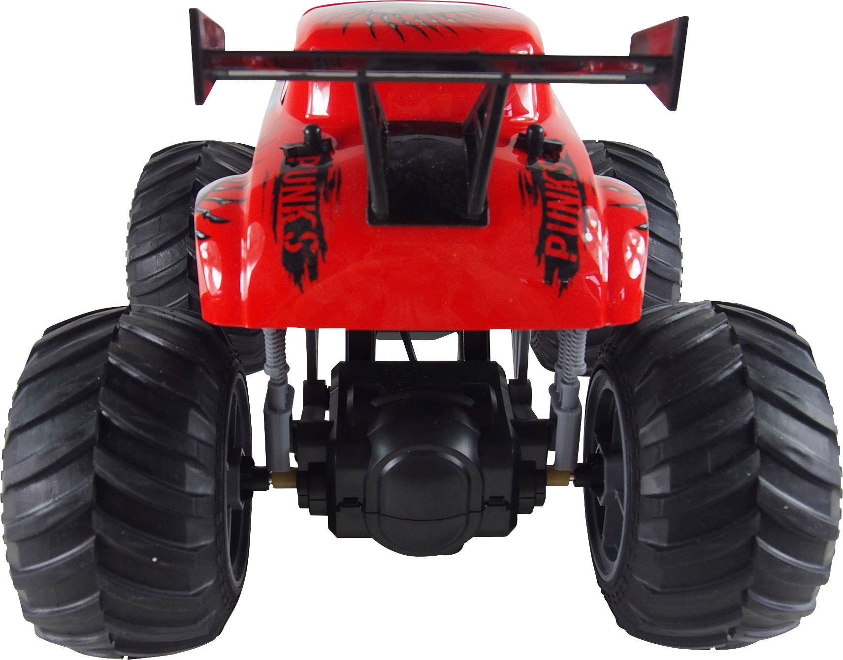 Amewi Crazy Hot Rod Schwarz 1:16 RC Einsteiger Modellauto Elektro Monstertruck 100% RtR 2,4 GHz inkl. Akku, Ladegerät un-6