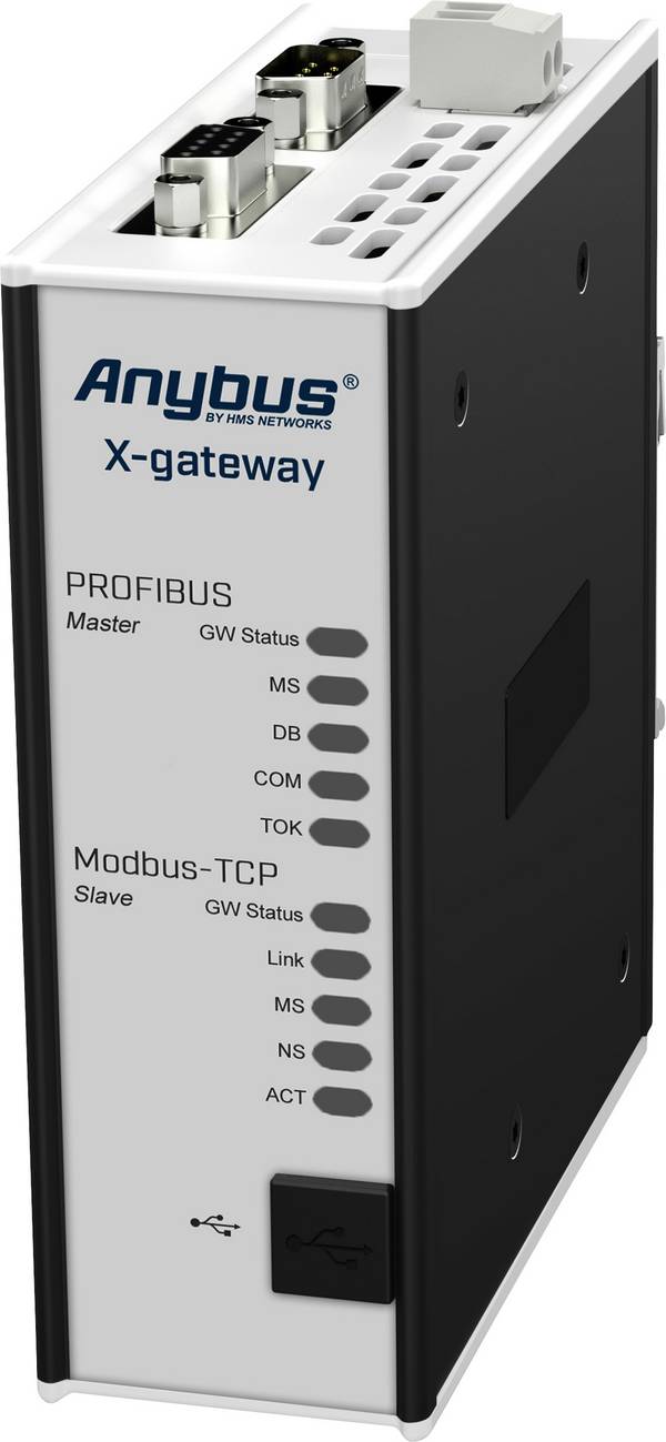Anybus AB7629 Profibus Master/Modbus-TCP Slave Gateway Ethernet, USB 24 V/DC 1 St.