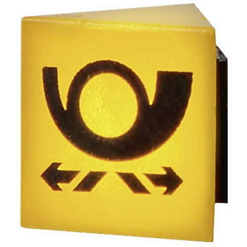 Viessmann Modelltechnik 1371 H0 Reklameschild POST mit LED-Beleuchtung Fertigmodell