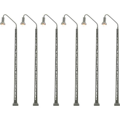 Viessmann Modelltechnik N Bahnbetriebswerkleuchte einfach Fertigmodell 65856 6 St.