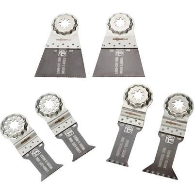 FEIN Best of E-Cut Wood & Metal Sägeblatt Set Starlock Plus 6 Stk. ( 35222967030 ) HCS Stahl