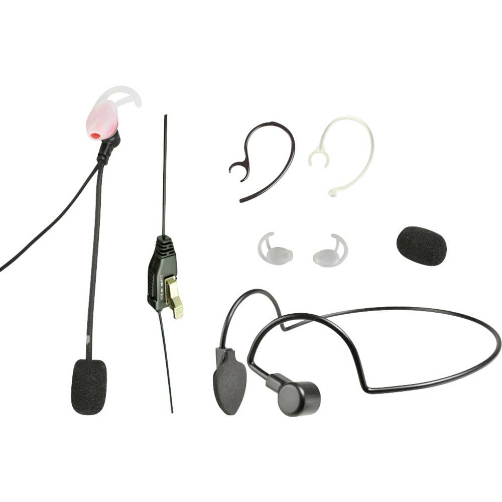 Albrecht Headset-hoofdtelefoon HS 02 K, In-Ear Headset 41651