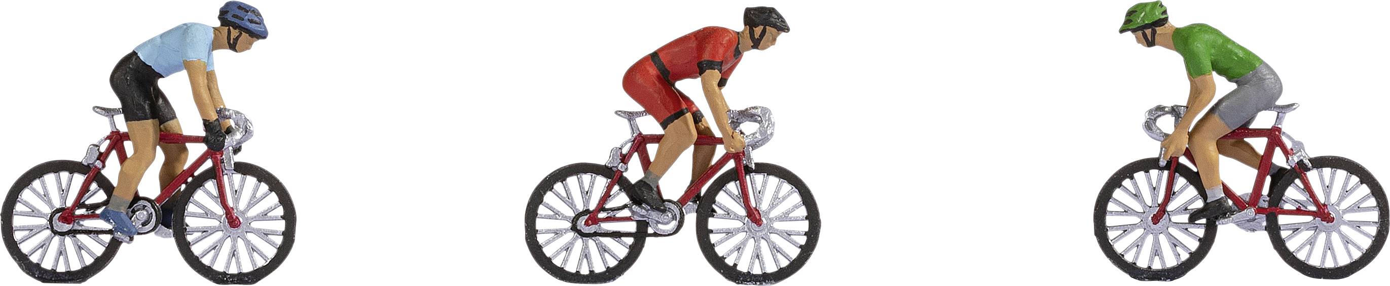 NOCH H0 Rennradfahrer handbemalt, Stehend