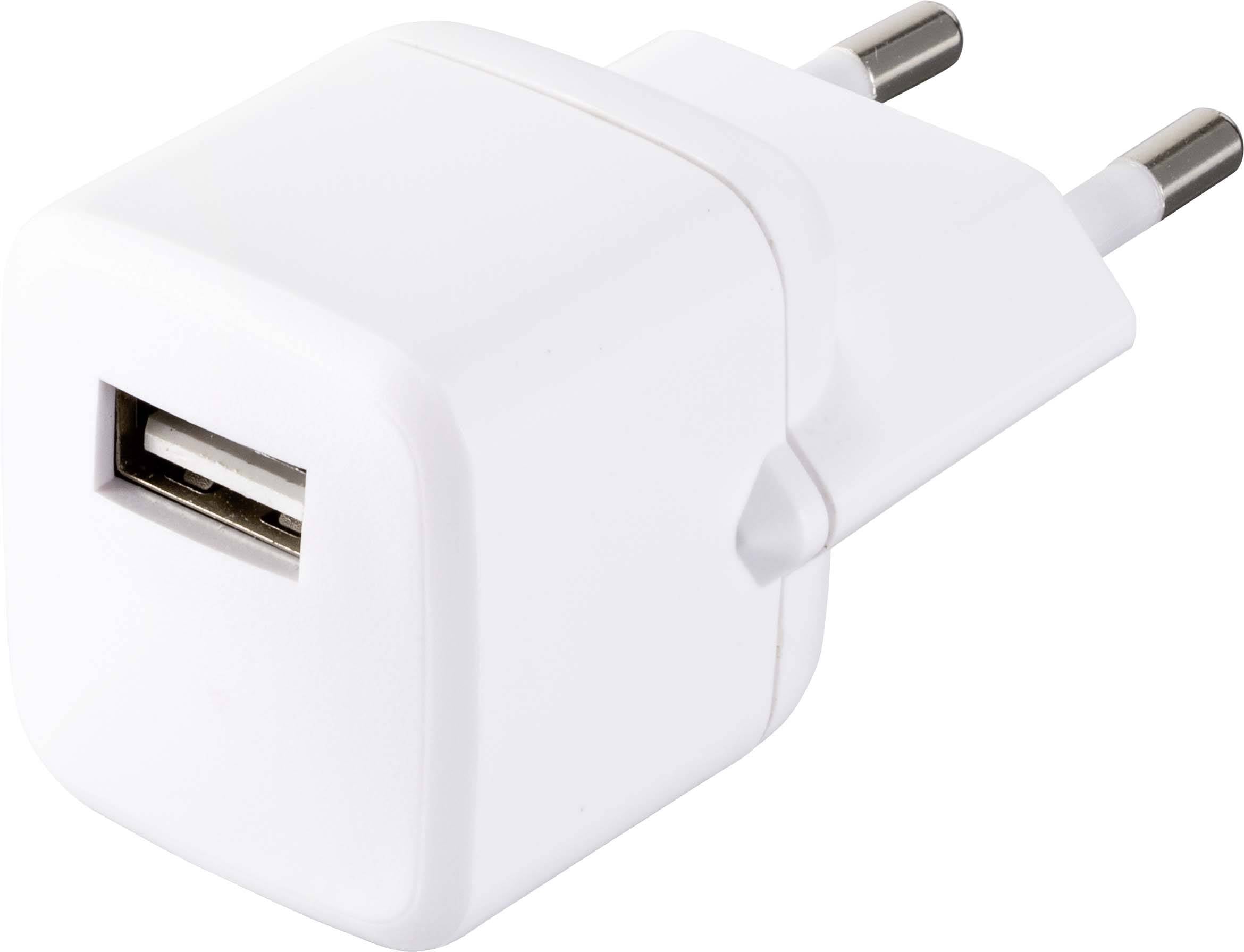 VOLTCRAFT UC-1AXX001 USB Ladegerät 12 W 1x USB-A Weiß Innenbereich