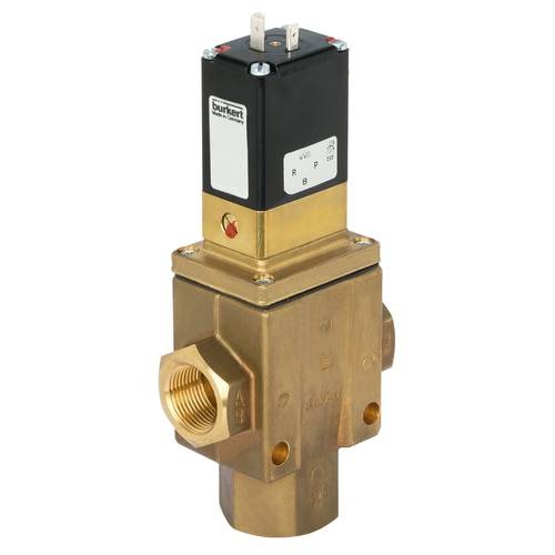 Thumbnail - Bürkert Servogesteuertes Ventil 351235 6430 24 V/DC G 3/4 Muffe Nennweite (Details) 90 mm Ruhestellung geschlossen 1 St.