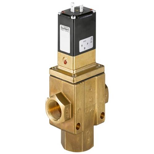 Thumbnail - Bürkert Servogesteuertes Ventil 361863 6430 110 V/AC G 1 Muffe Nennweite (Details) 110 mm Ruhestellung geschlossen 1 St.