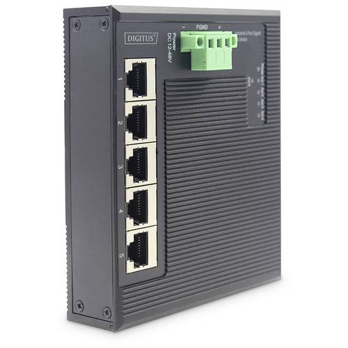 Digitus DN-651126 Industrial Ethernet Switch 5 Port 10 / 100 / 1000 MBit/s