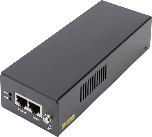 Digitus DN-95109 PoE Injektor 10 / 100 / 1000 MBit/s IEEE 802.3af (12.95 W), IEEE 802.3at (25.5 W), IEEE 802.3bt