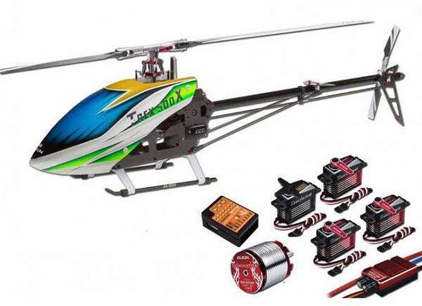 Align Helikopter T-Rex 500X Dominator Super Combo mit BeastX RC Hubschrauber Bausatz