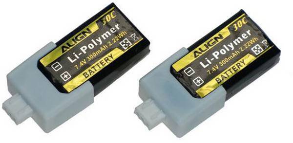 Align Modellbau-Akkupack (LiPo) 7.4 V 300 mAh Zellen-Zahl: 2 30 C Softcase JST-XH