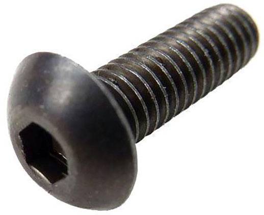 EP EP-10-1610 Linsenkopfschrauben M4 12 mm Innensechskant Stahl 10 St.