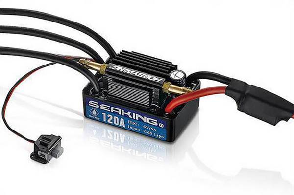 Hobbywing Hobbywing Regler Seaking 120A V3 Schiffsmodell Brushless Fahrtregler Belastbarkeit (max. A): 120 A