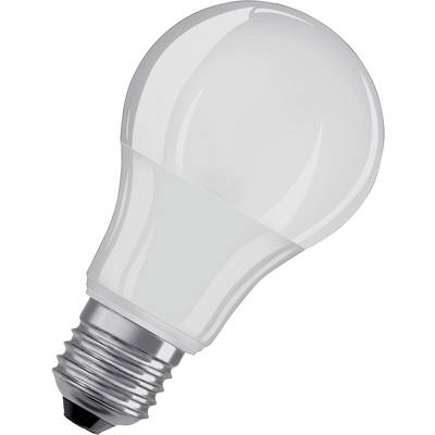 Eine LED-Glühbirne mit Schraubgewinde, die ausgeschaltet ist.