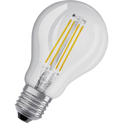 Eine Glühbirne mit sichtbaren Glühdrähten, die Energieeffizienz symbolisiert.