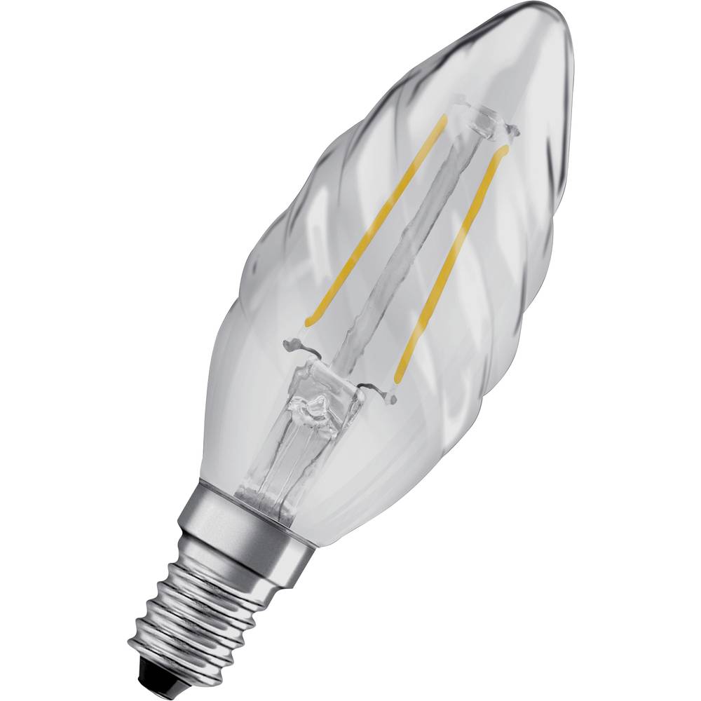OSRAM LED-lamp Energielabel A++ (A++ E) E14 Gedraaide kaars 2.5 W = 25 W Warmwit (Ø x l) 35 mm x 100