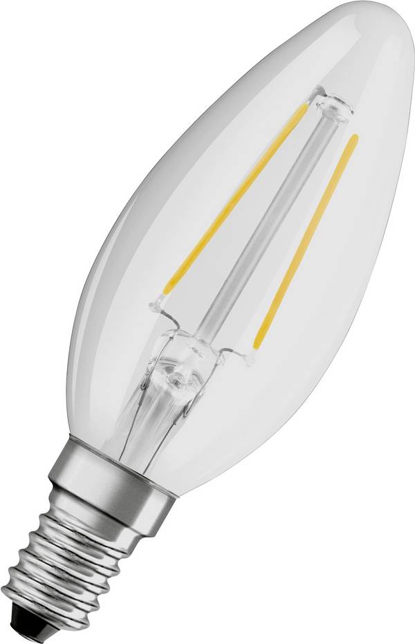 OSRAM HOMELIGHTING 4058075436688 LED EEK F (A - G) E14 Kerzenform 2.5 W = 25 W Warmweiß (Ø x H) 35 mm x 100 mm nicht dimmbar 1 St.